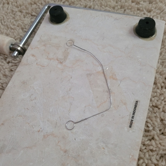 Marble Cheese Slicer Board with Blade/Handle Serverware Party Hosting - Picture 5 of 10